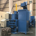 Horizontal Screw Metal Steel Cuttings Auto Briquette Machine